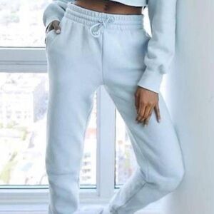 Aritzia TNA cozy fleece boyfriend sweats